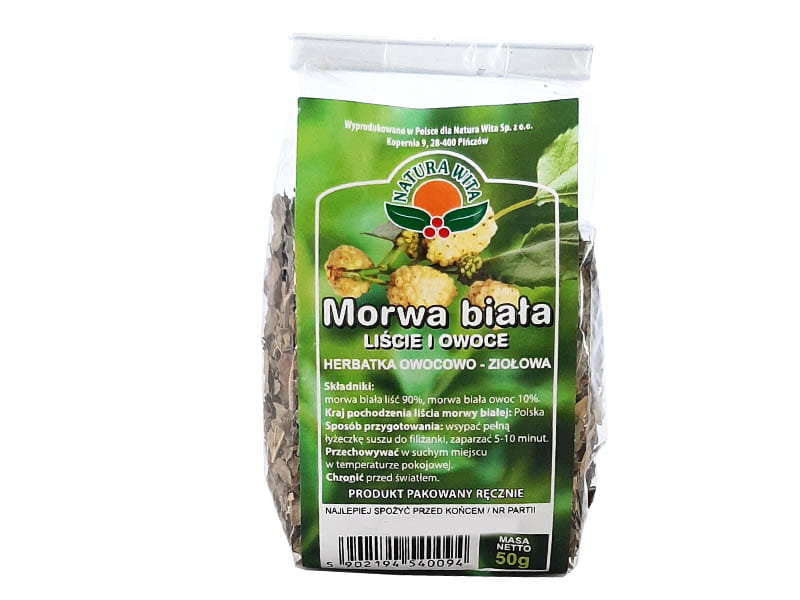 MORWA BIAŁA OWOCE I LIŚCIE 50G NATURA WITA Natura Wita Sklep EMPIK