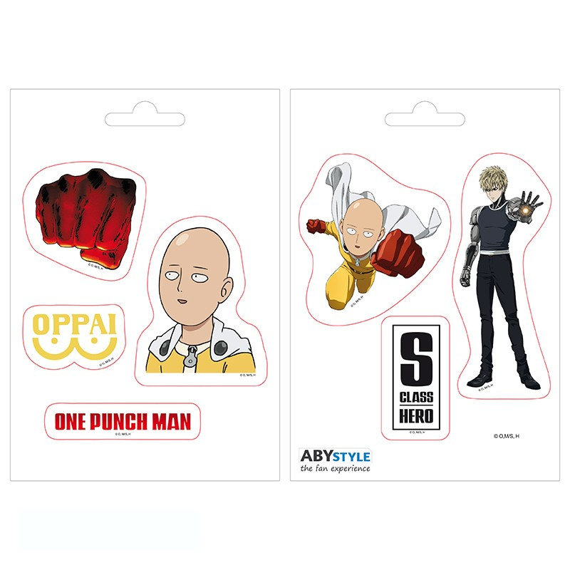 Naklejki One Punch Man X Cm Arkusze Saitama And Icons