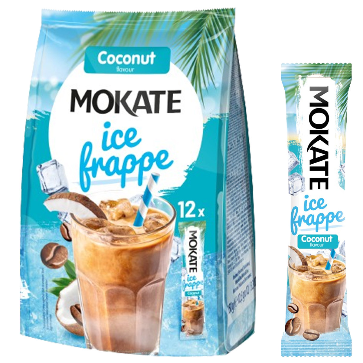 Napój Kawowy Kawa mrożona MOKATE ICE Frappe o smaku kokosa 12szt Inna