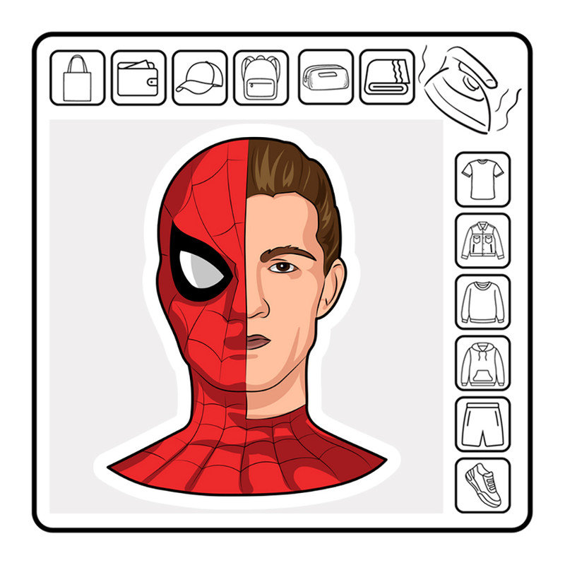 Naprasowanka Spider Man Peter Parker Marvel Superbohater Bohater