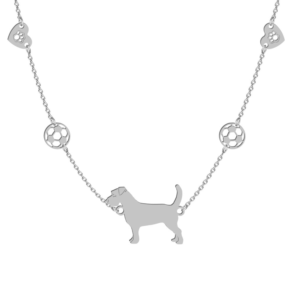 Naszyjnik Jack Russell Terrier Serce Grawer Mejk Jewellery