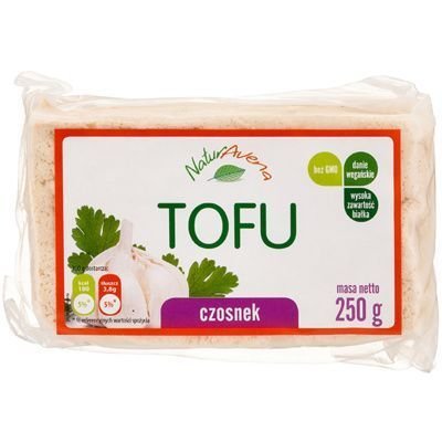 Naturavena Tofu Kostka Z Czosnkiem 250 G Naturavena Sklep EMPIK