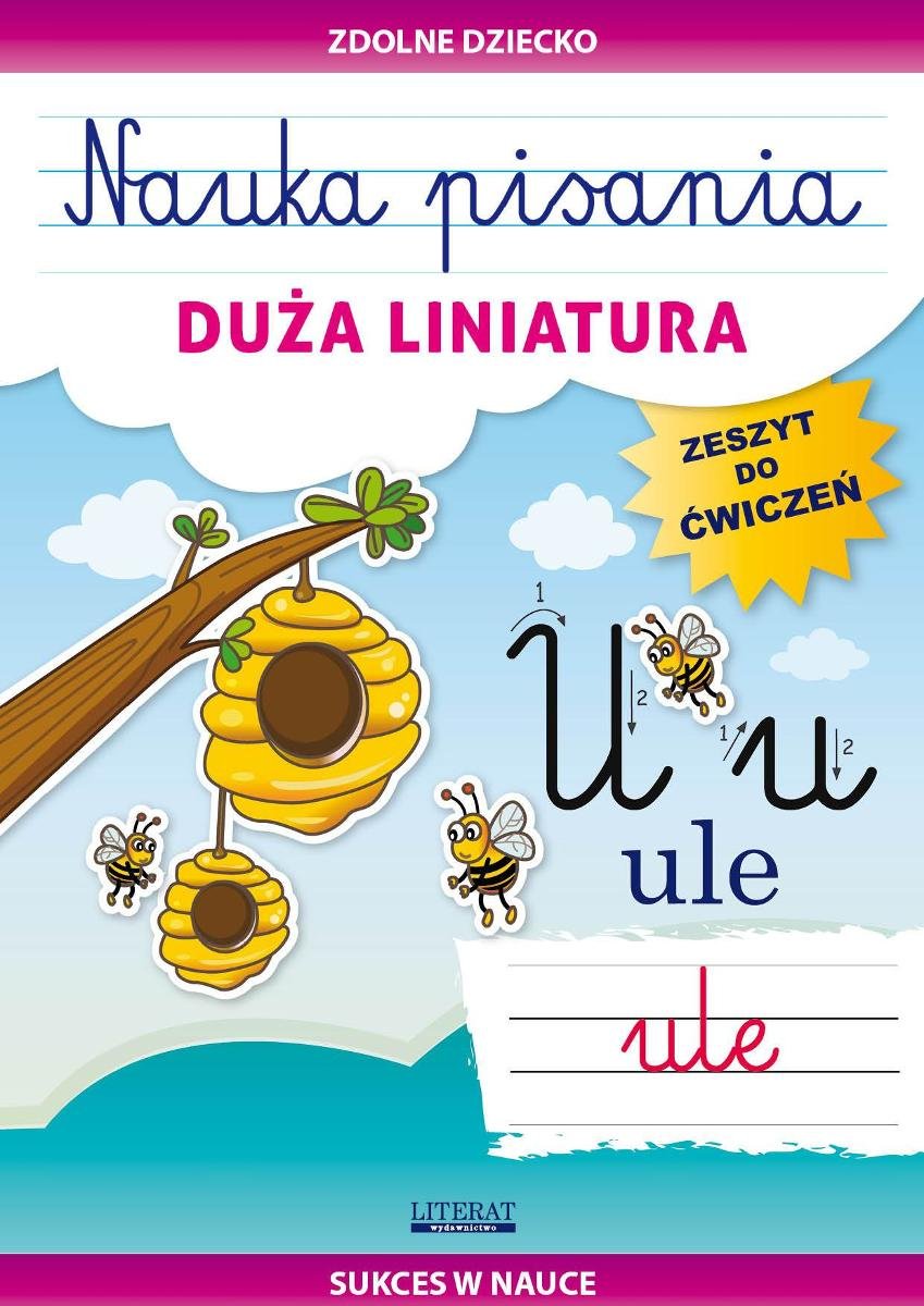 Nauka pisania Duża liniatura ebook PDF Guzowska Beata Ebook