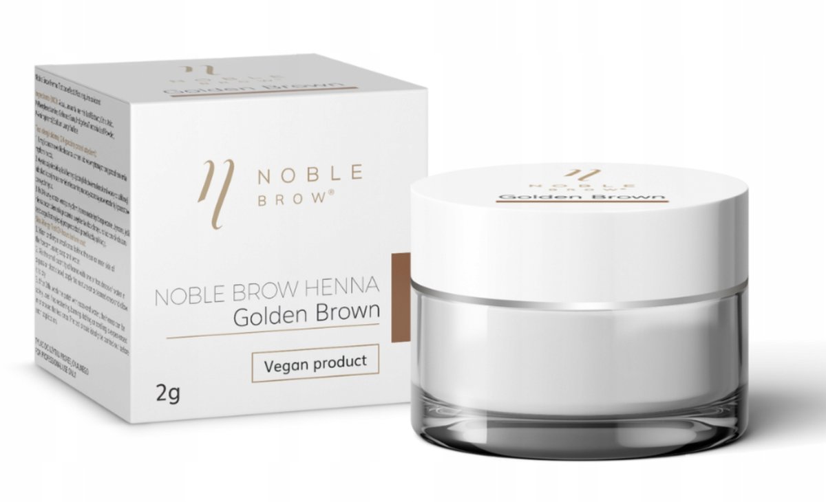 Noble Lashes Henna Pudrowa Do Brwi Golden Brown Sklep Empik