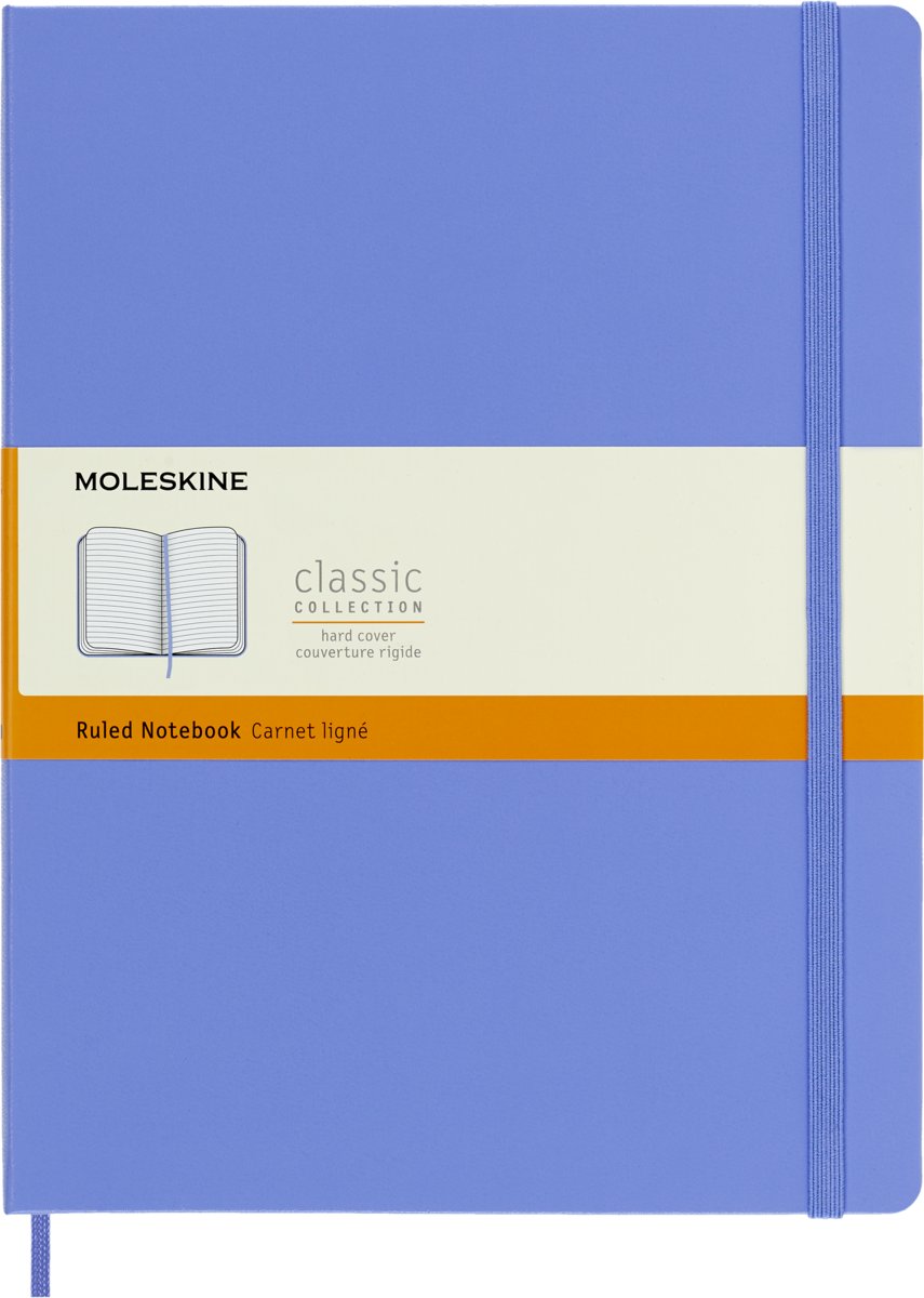 Notes Moleskine Xl X Cm W Linie Twarda Oprawa Fioletowy