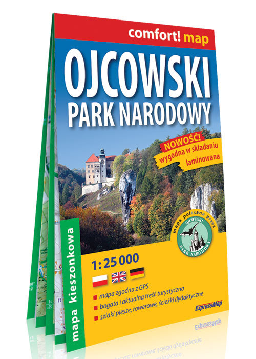 Ojcowski Park Narodowy Mapa Turystyczna 1 25 000 Opracowanie