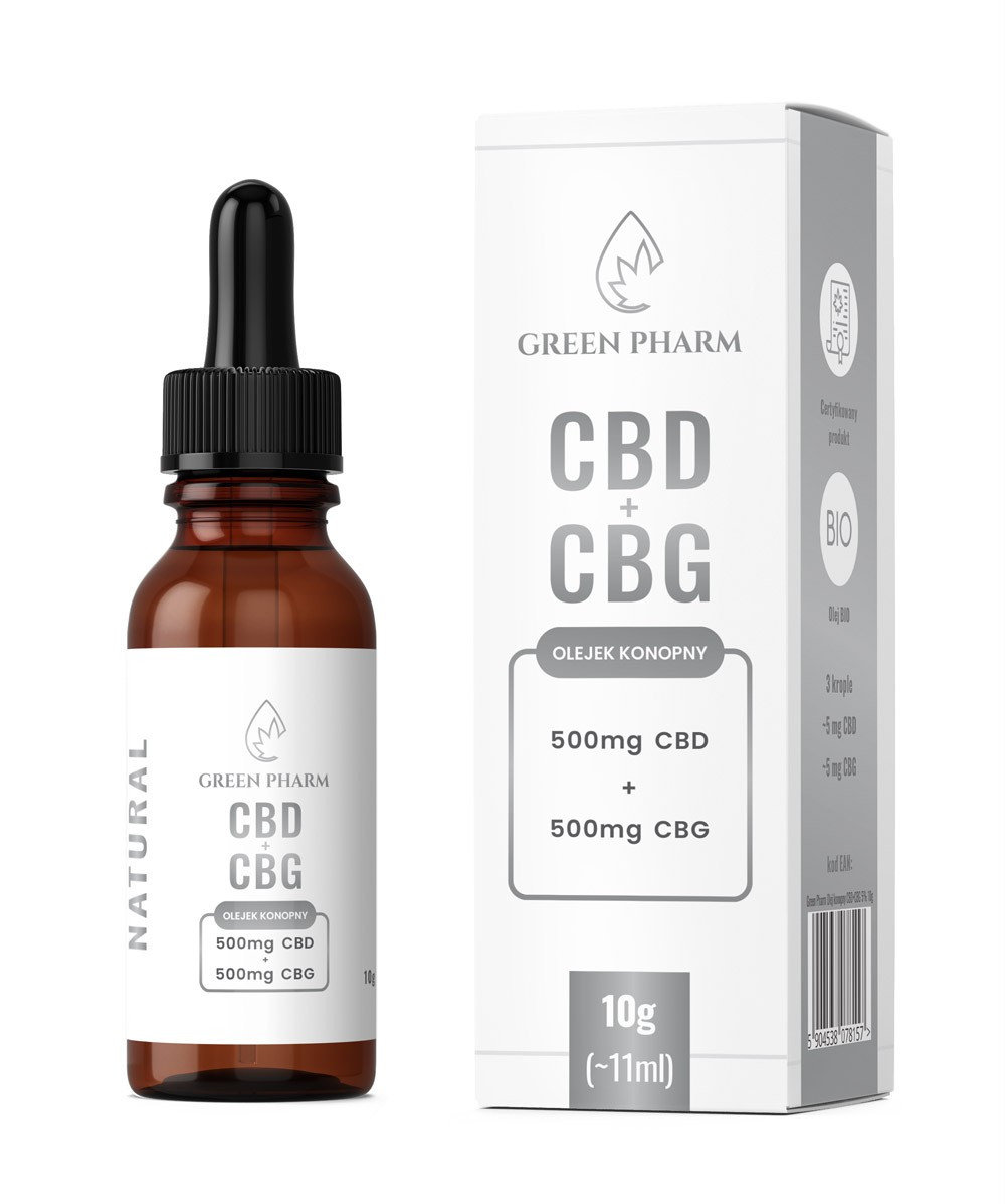 Olejek Konopny Cbg Cbd Full Spectrum G Ml Green Pharm