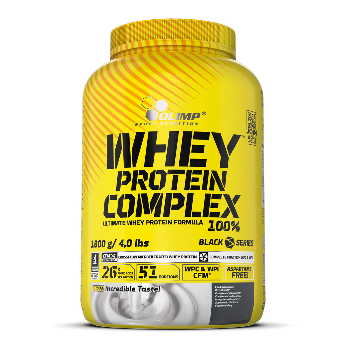 Olimp Whey Protein Complex 100 1800 g Jogurt Wiśniowy Olimp