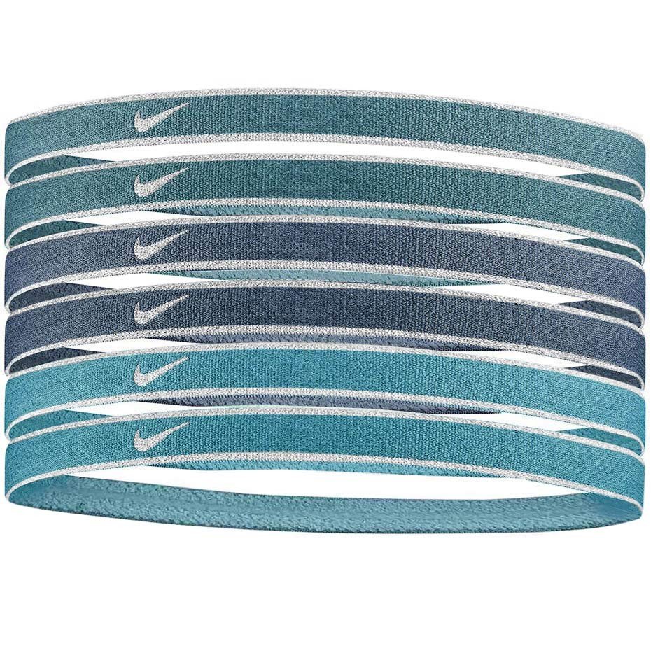 Opaska Na Głowę Nike Headbands 6Pk Metallic Blue Nike Sport Sklep