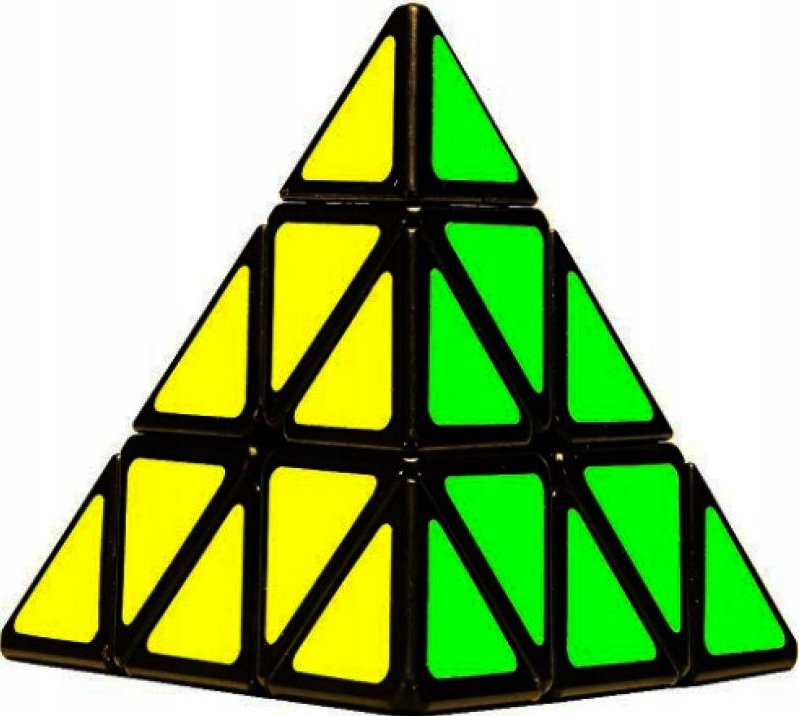 Oryginalna Kostka Logiczna MoYu Pyraminix Magnetic Black M Podstawka