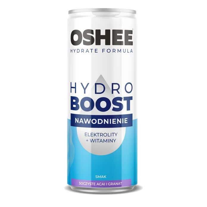 Oshee Soczyste Acai I Granat 250 Ml Puszka Hydro Boost Oshee Sport