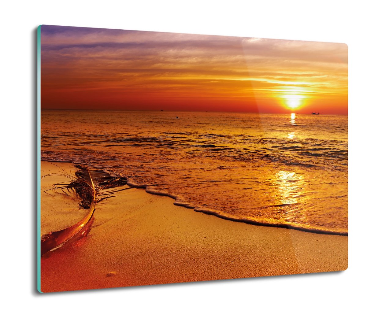 osłona splashback z foto Plaża zachód słońca 60x52 ArtprintCave