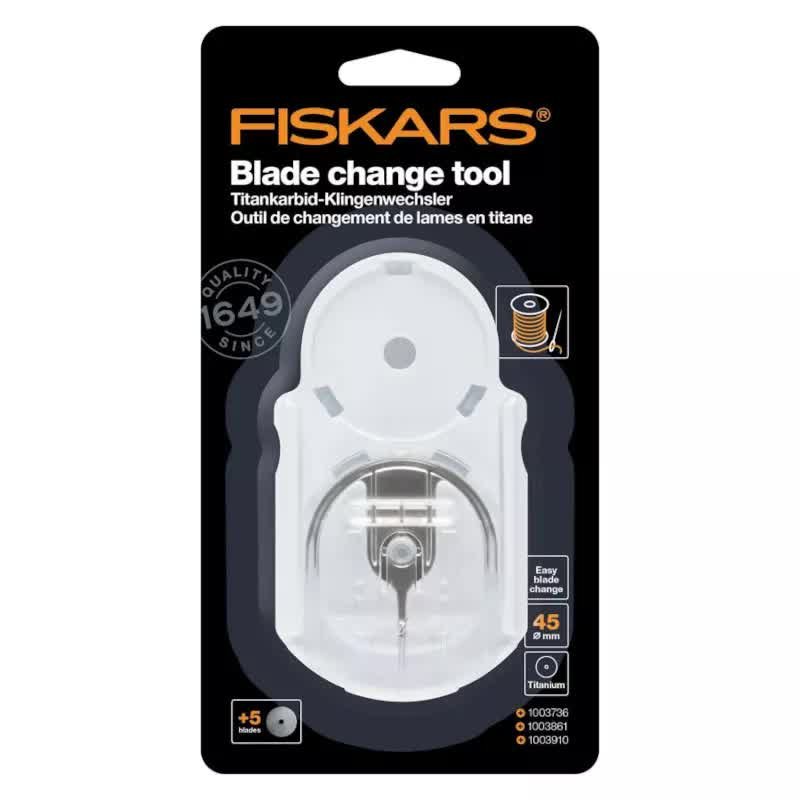 Ostrza do noża krążkowego FISKARS tytanowe 5 x 45mm Fiskars AGD