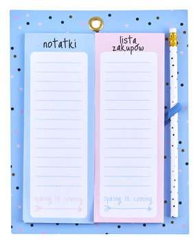 Paperdot Pastels, Lista zakupowa, 50 arkuszy - Empik