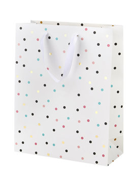 Paperdot Pastels, Torba prezentowa, kropki, rozmiar M - Empik
