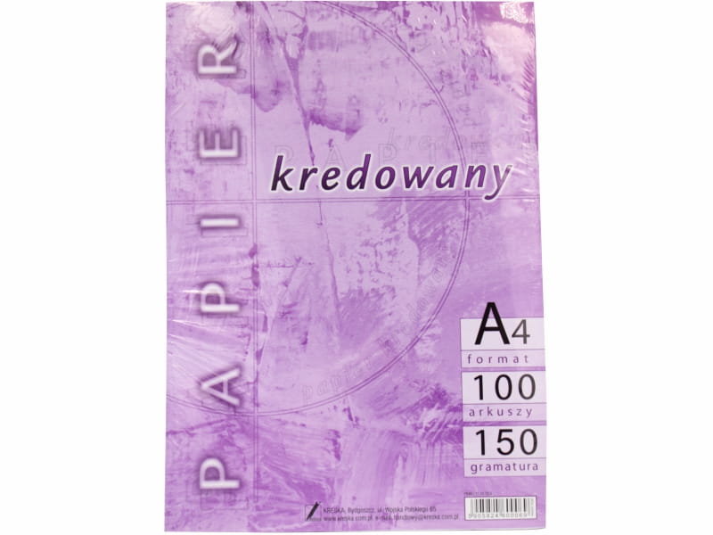 Papier Kreska A4 Kredowany 150g 100 Arkuszy Kreska Sklep EMPIK