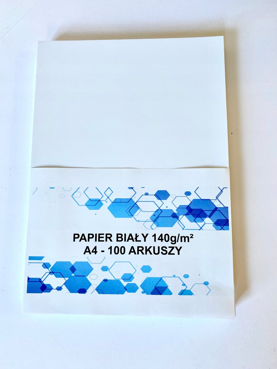 Papier Ksero BIAŁY A4 140g 100 kartek Inna marka Sklep EMPIK