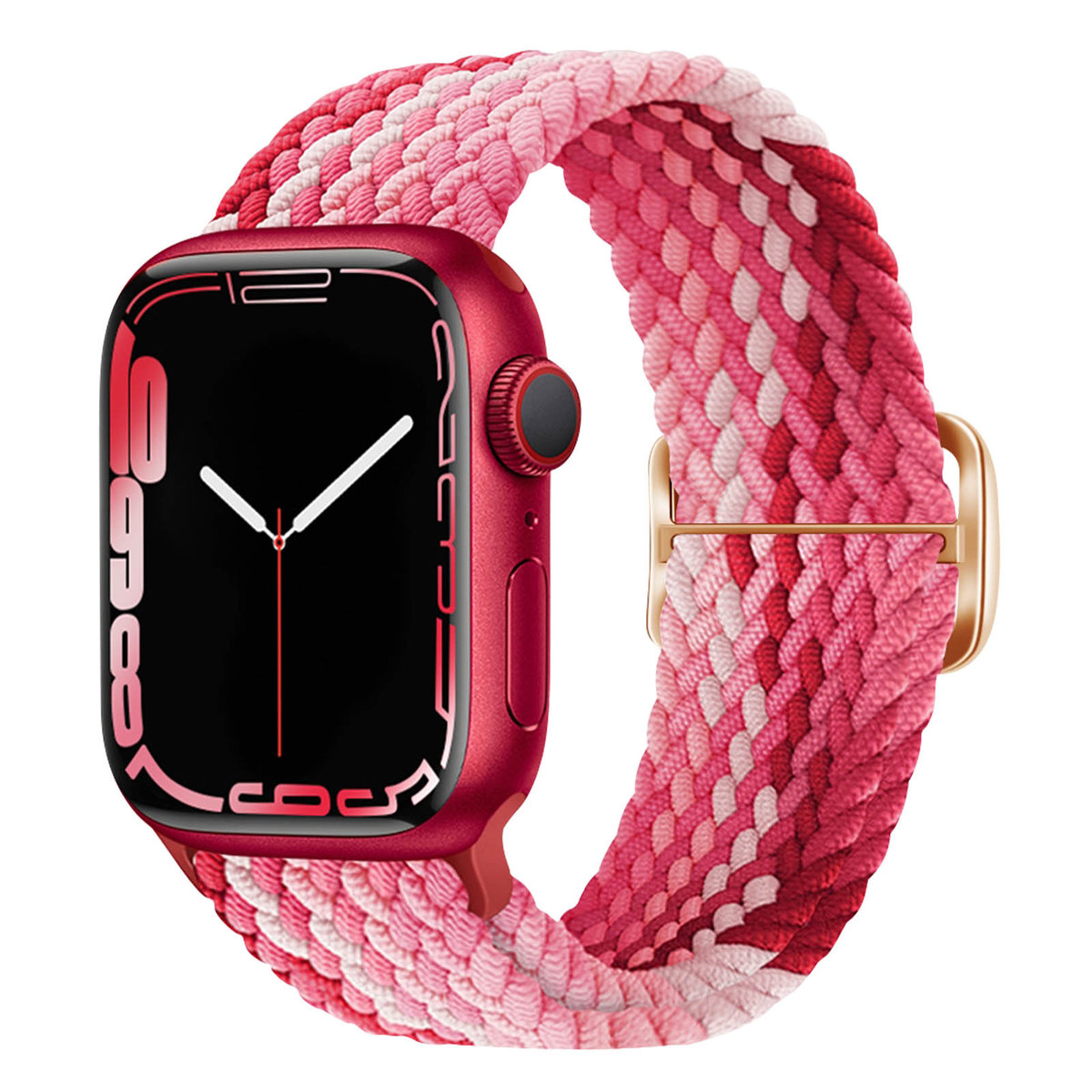 Pasek Do Apple Watch Mm Mm Mm Pleciony Nylon Fuksja Avizar