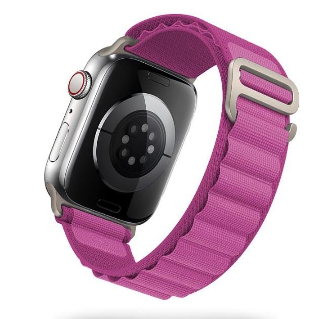 Pasek Do Zegarka Apple Watch Alpine 38 40 41mm Fuksja Rhinocell