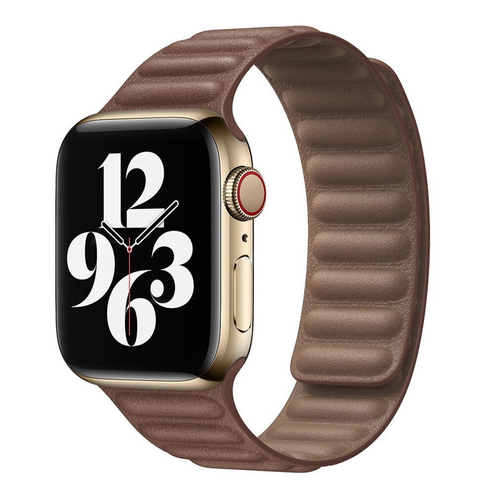 Pasek Sk Rzany Opaska Do Apple Watch Mm Br Zowy Strado Sklep