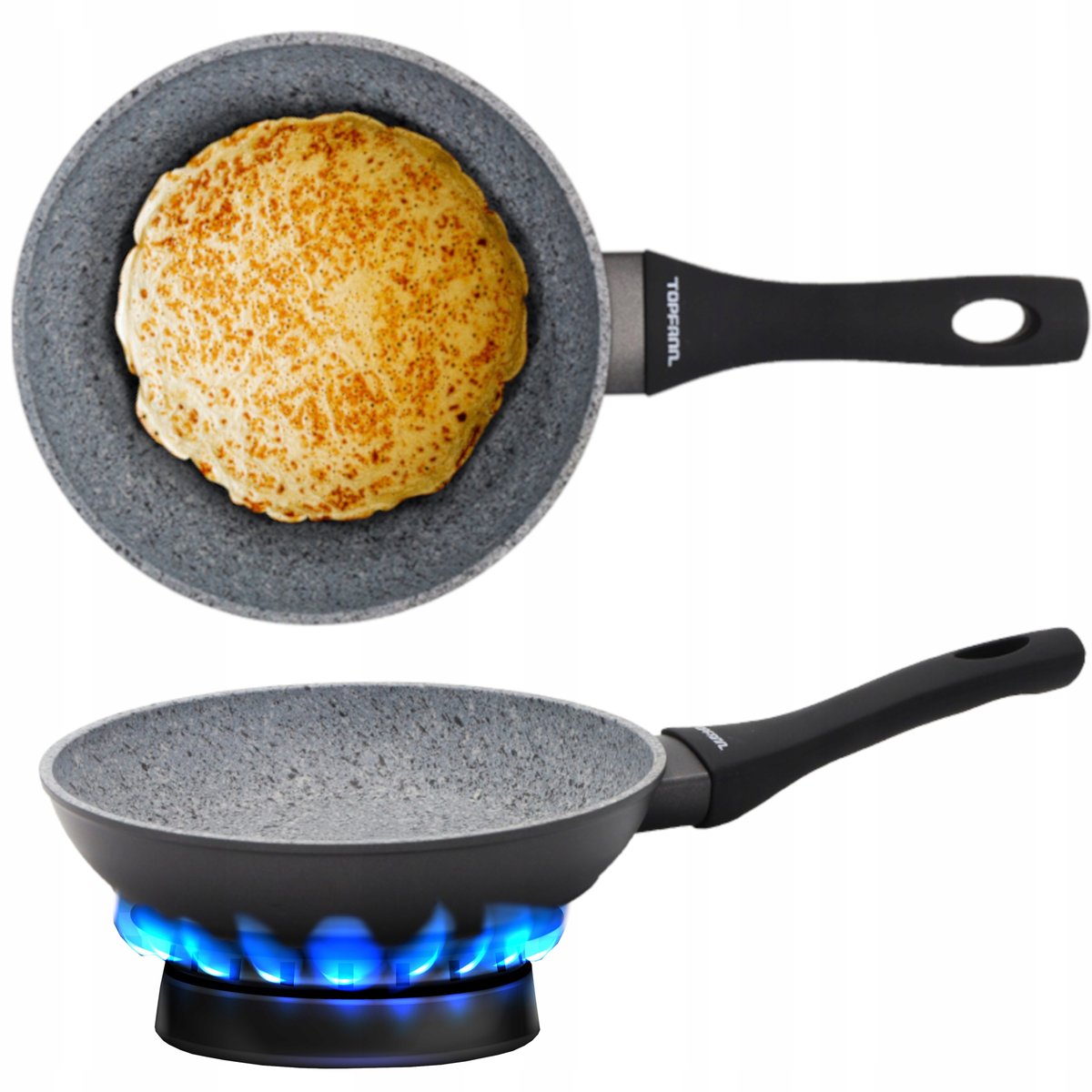 Patelnia Patelka Granitowa Gaz Indukcja Non Stick TOPFANN Sklep