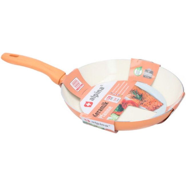 Patelnia Tradycyjna Pow Oka Non Stick Alpina Cm Ceramiczna Indukcja