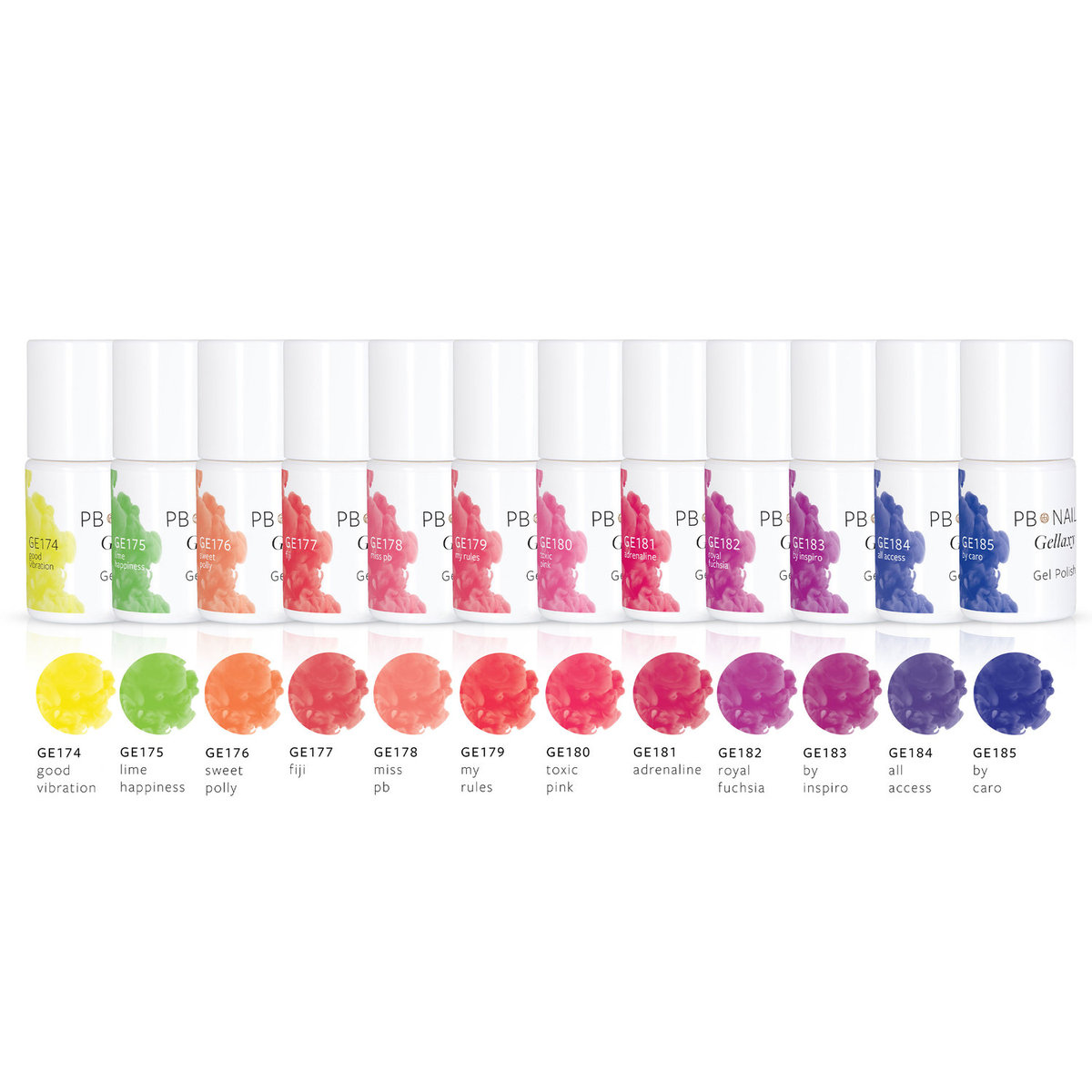 Pb Nails Zestaw lakierów hybrydowych Summer Fun 10 ml Sklep EMPIK