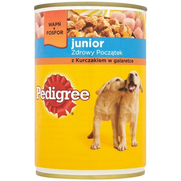 PEDIGREE Junior mokra karma dla szczeniąt z kurczakiem w galaretce 400