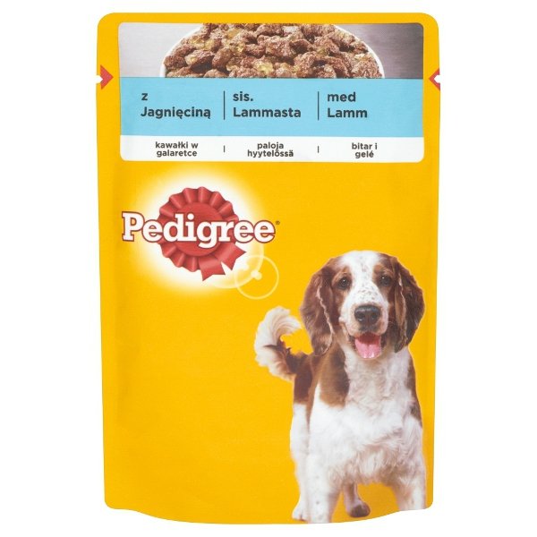 PEDIGREE mokra karma dla psa z jagnięciną i wątróbką w galaretce 100 g