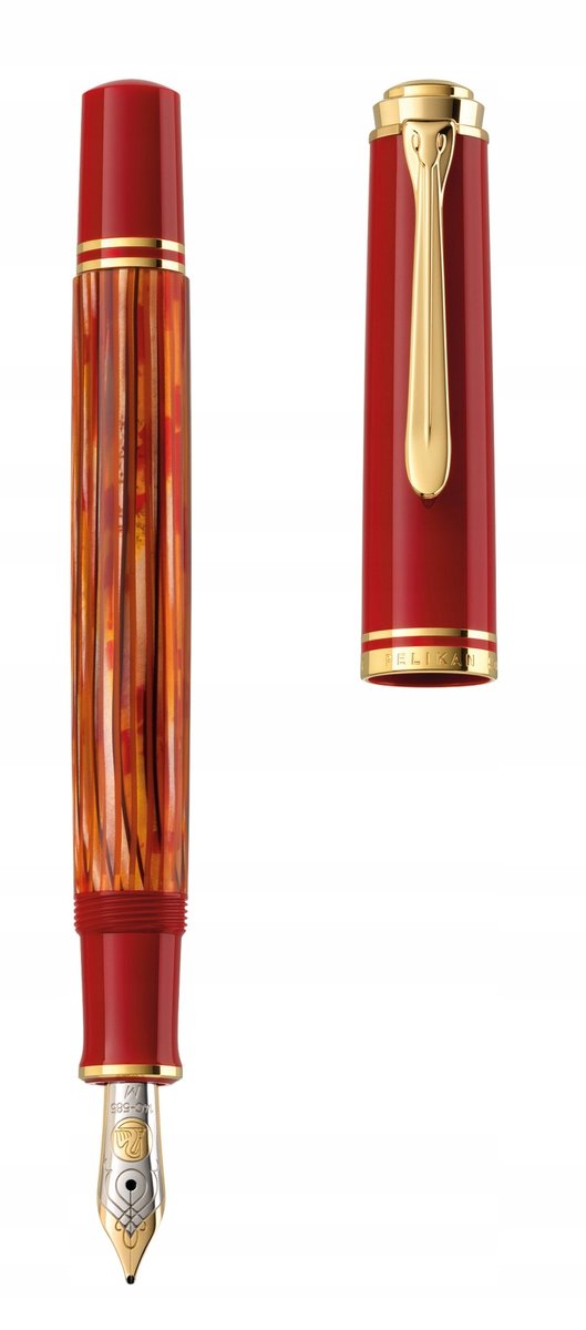 Pelikan Pi Ro Wieczne Ef Souver N M Tortoiseshell Red Pelikan