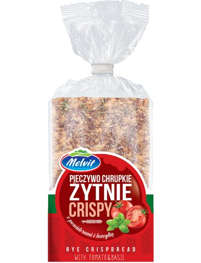 Pieczywo Chrupkie Crispy Ytnie Z Pomidorami I Bazyli G Melvit