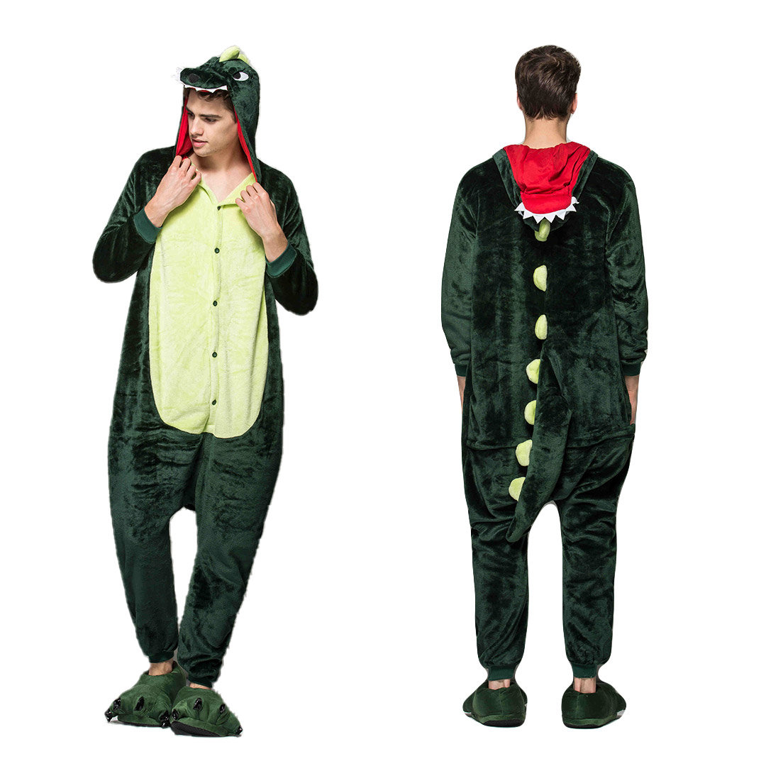 Piżama Onesie Kigurumi Kostium Przebranie Dinozaur L 165 175cm