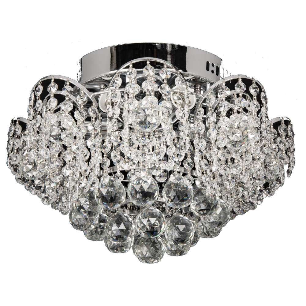 Plafon Lampa Sufitowa Ven W E Kryszta Owa Oprawa Glamour Led W