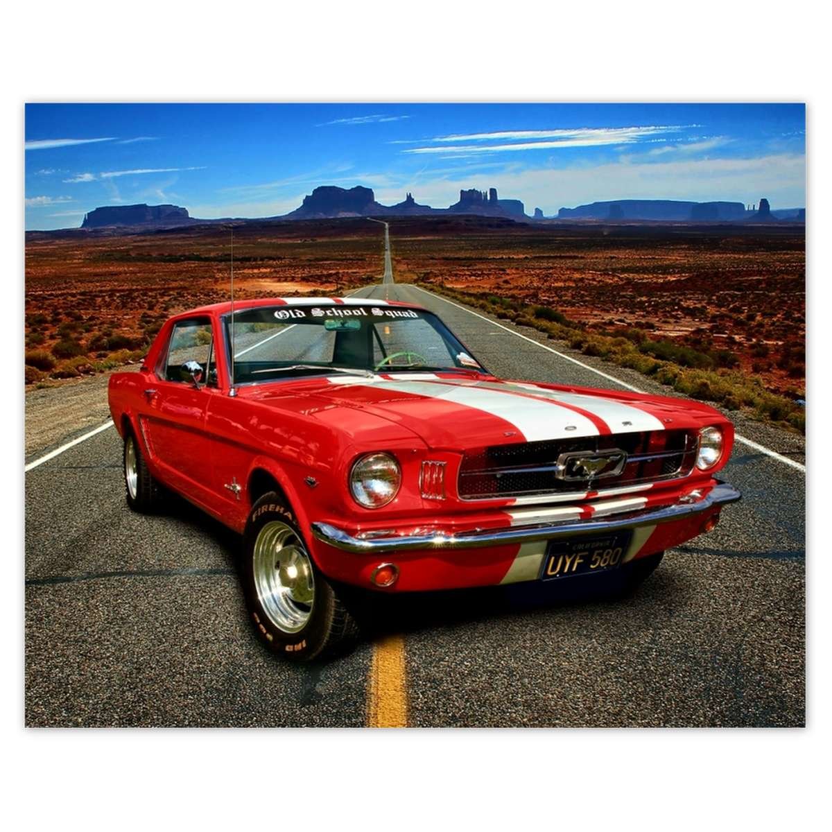 Plakat X Ford Mustang Autostrada Zesmakiem Sklep Empik