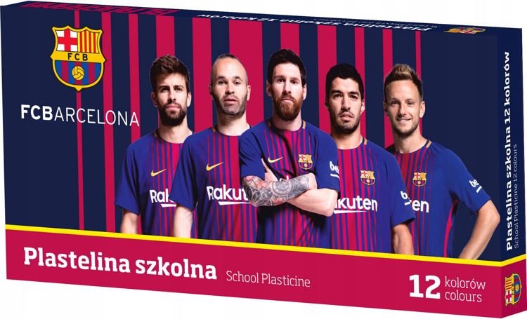 Plastelina Szkolna Kol Fc Barcelona Astra Astra Sklep Empik