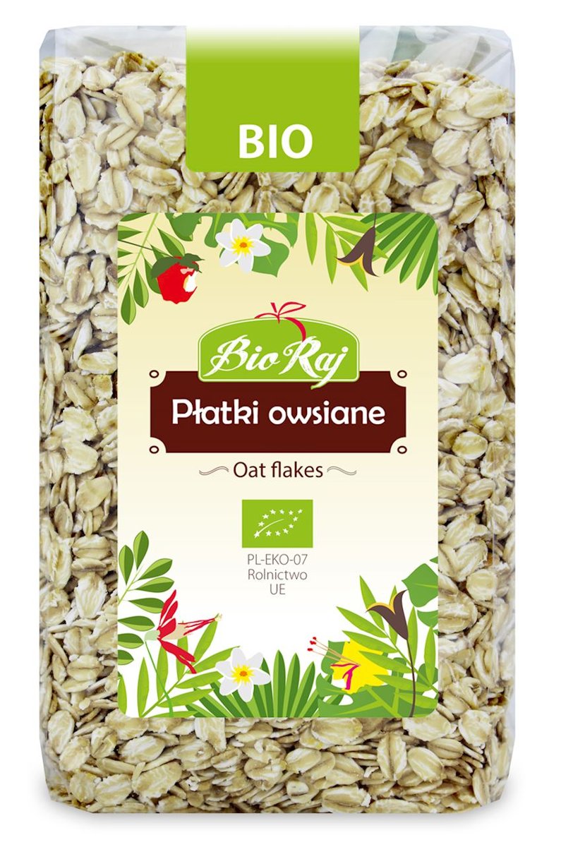 PŁATKI OWSIANE BIO 350 g BIO RAJ BIO RAJ Sklep EMPIK