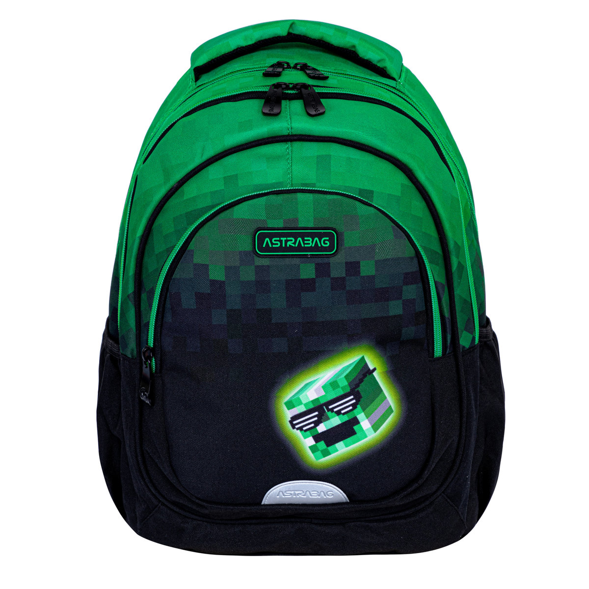 Plecak Szkolny Dla Ch Opca Minecraft Pixel Heroe Zielony Astrabag