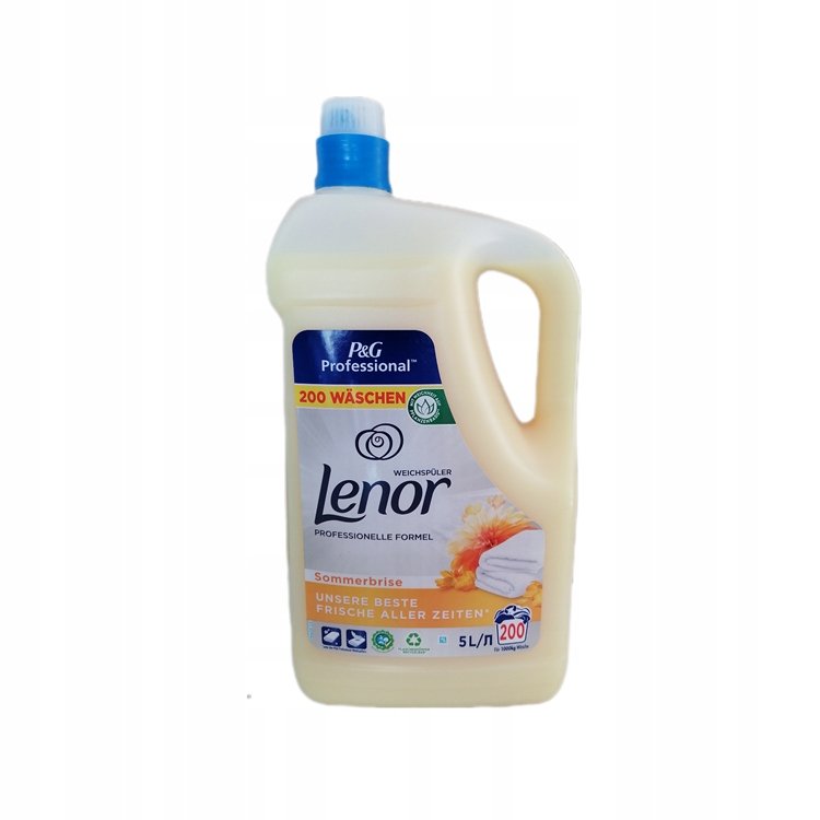 Płyn do płukania tkanin LENOR Professional SUMMER 5 L 200 prań ubrań