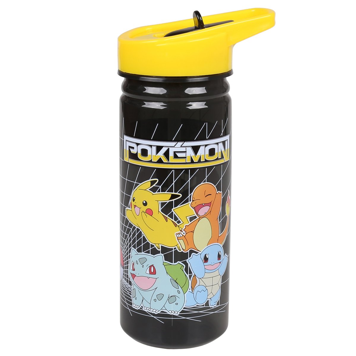 Pokemon Butelka Bidon Na Wodę Półtransparentna Czarna 600Ml Pokemon