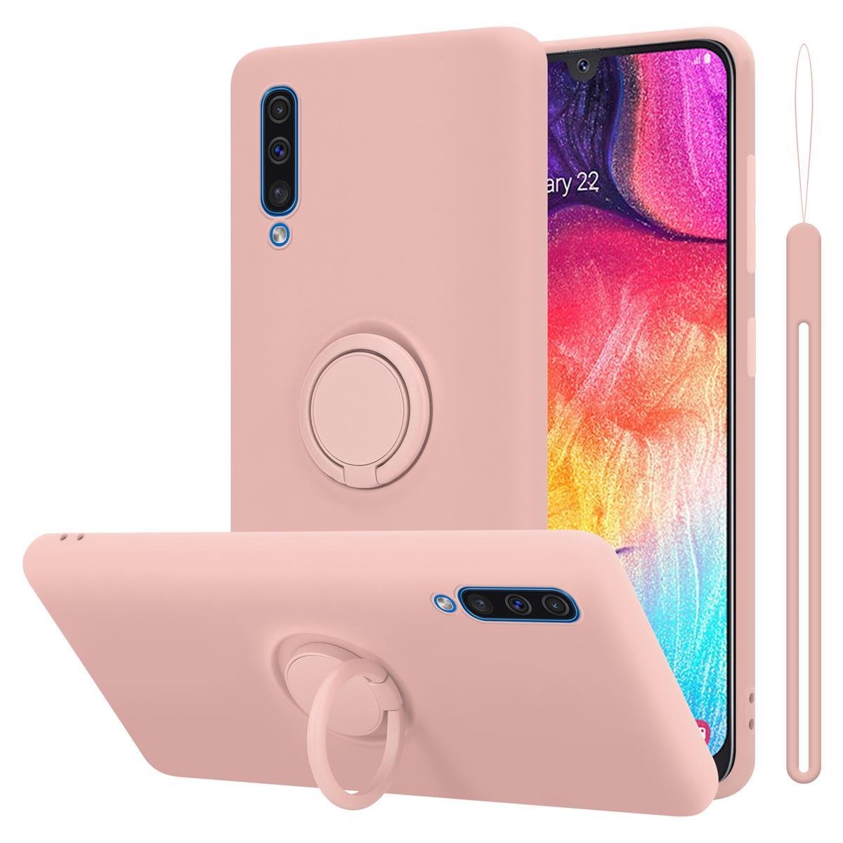 Pokrowiec Do Samsung Galaxy A50 4G A50s A30s w LIQUID RÓŻOWY Etui