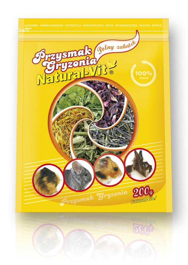 Polny zakątek przekąska dla gryzoni NATURAL VIT 200g Natural Vit