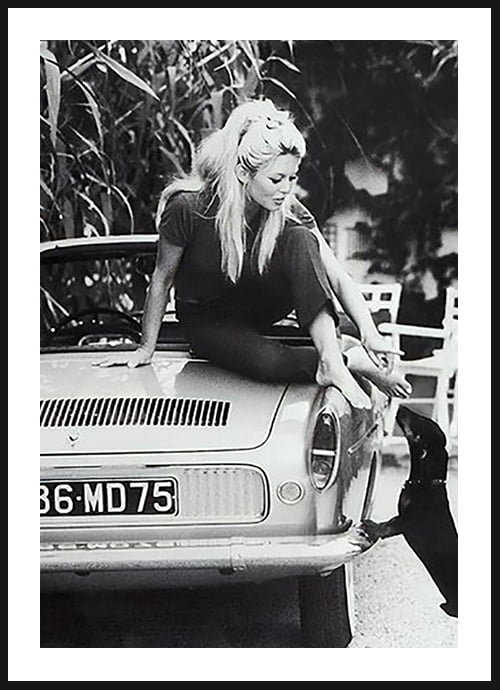 Poster Story Plakat Brigitte Bardot Siedz Ca Na Samochodzie Wymiary