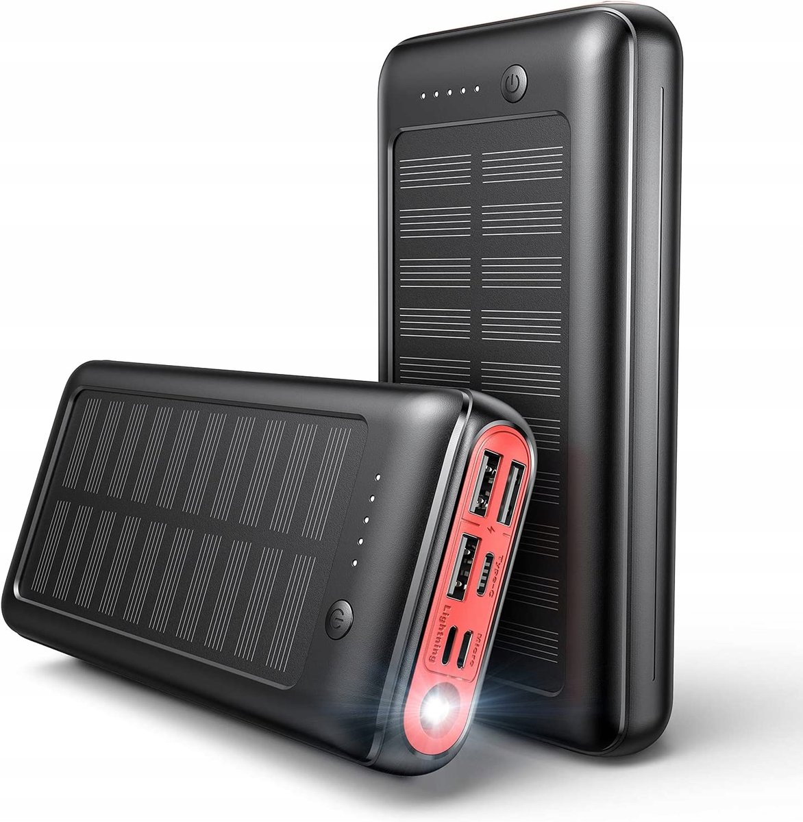 Powerbank Solarny Jiga 30000 Mah Czarny Usb C Inna Marka Sklep