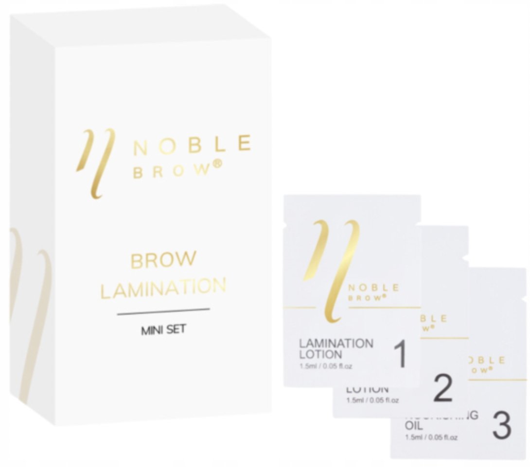 Project Lashes Zestaw Noble Brow Do Laminacji Brwi Noble Lashes