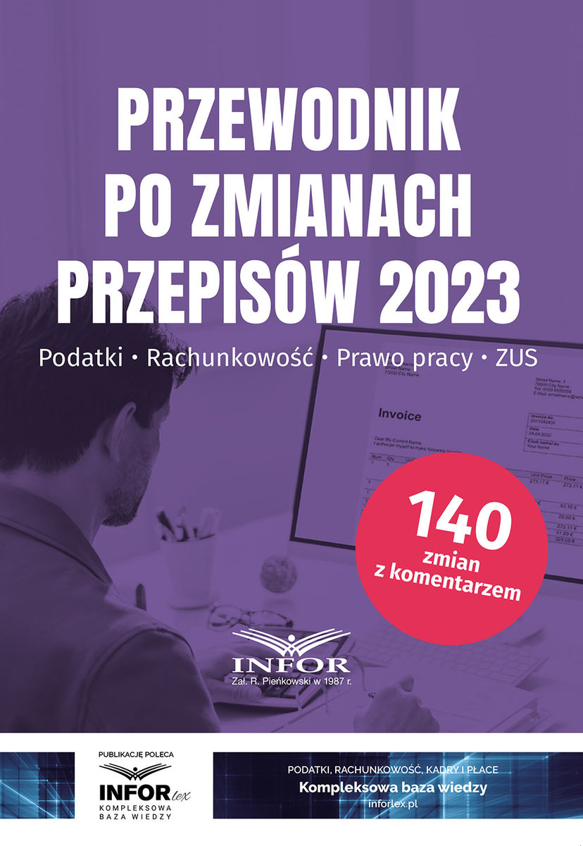 Przewodnik po zmianach przepisów 2023 Opracowanie zbiorowe Książka