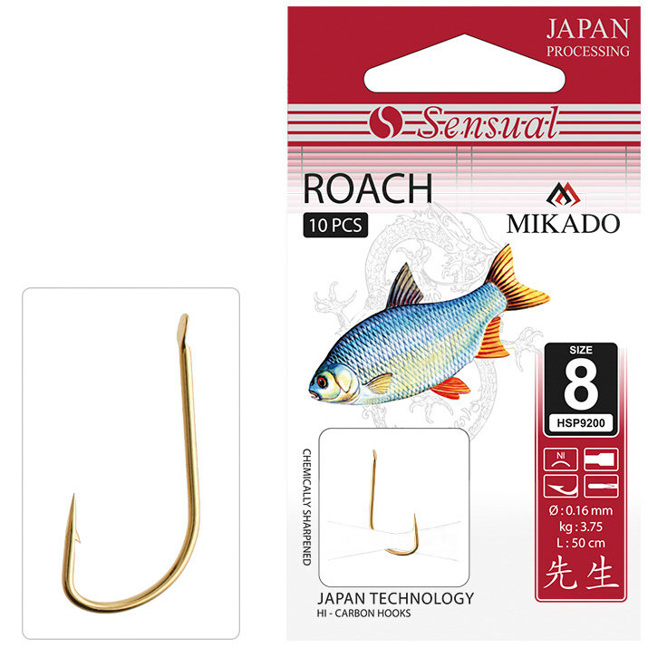 Przypony Sensual Roach Mikado Hak Nr10 0 12mm 70cm Mikado Sport