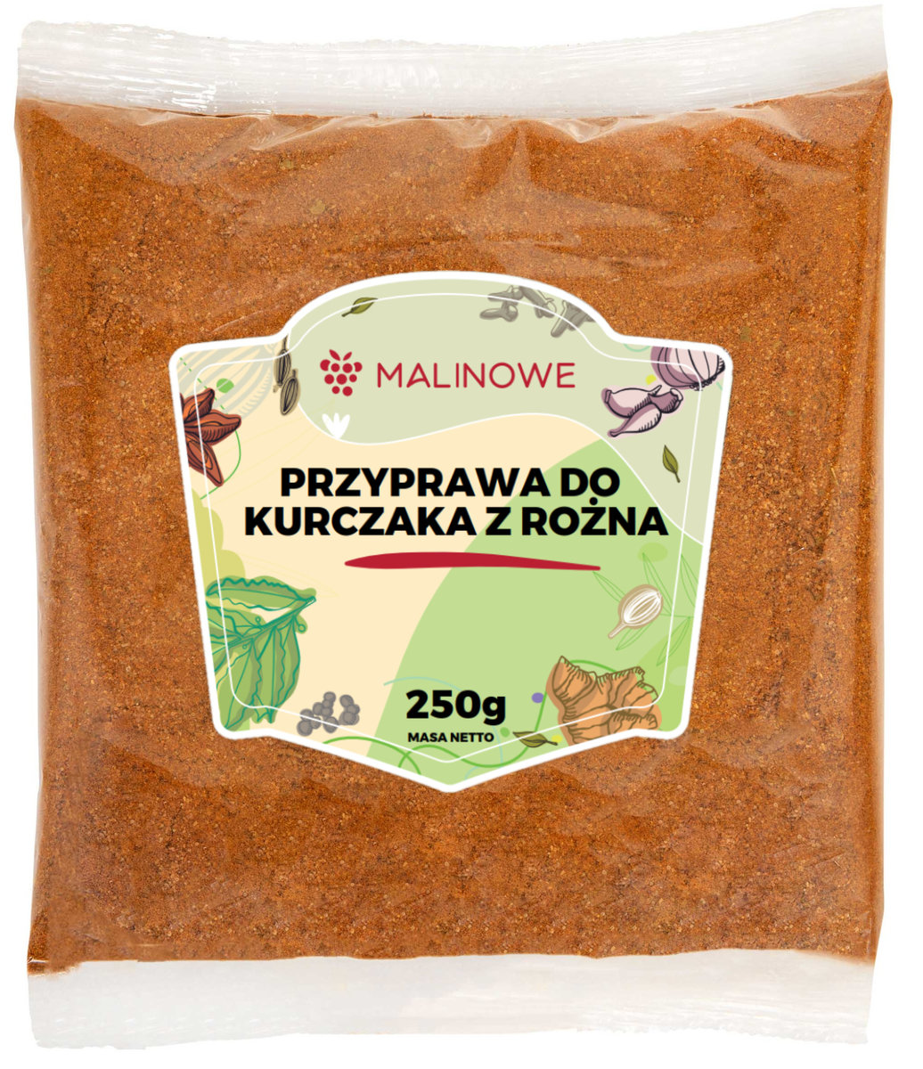 Przyprawa do kurczaka z rożna 250g Malinowe Sklep EMPIK