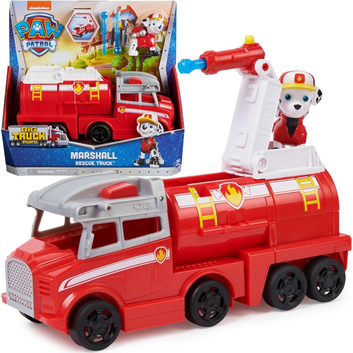 Psi Patrol 2w1 Marshall Big Truck Pups Figurka Pojazd Ratunkowy