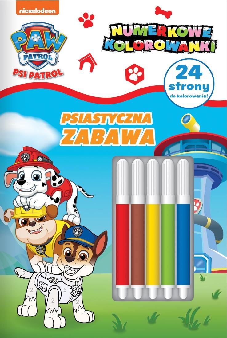 Psi Patrol Numerkowe Kolorowanki Media Service Zawada Sp Z O O