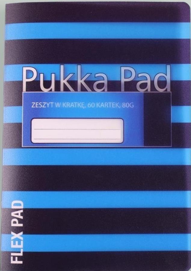 Pukka Zeszyt A Kartek Kratka Oprawa Pcv Navy Niebieski